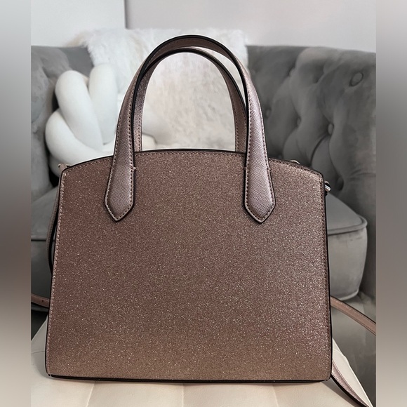 Kate Spade Rose Gold Glitter Shoulder Bag and Wallet - NWOT - Picture 6 of 11